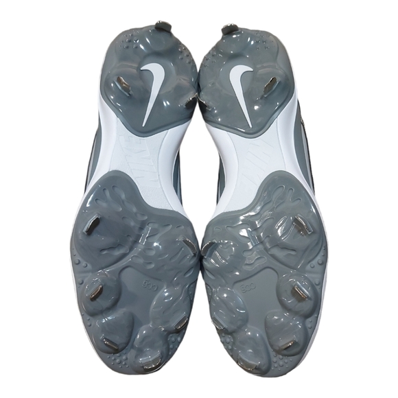 Nike Alpha Huarache 3 Varsity Low Mens Smoke Grey Baseball Cleats Size 13 - Picture 7 of 8